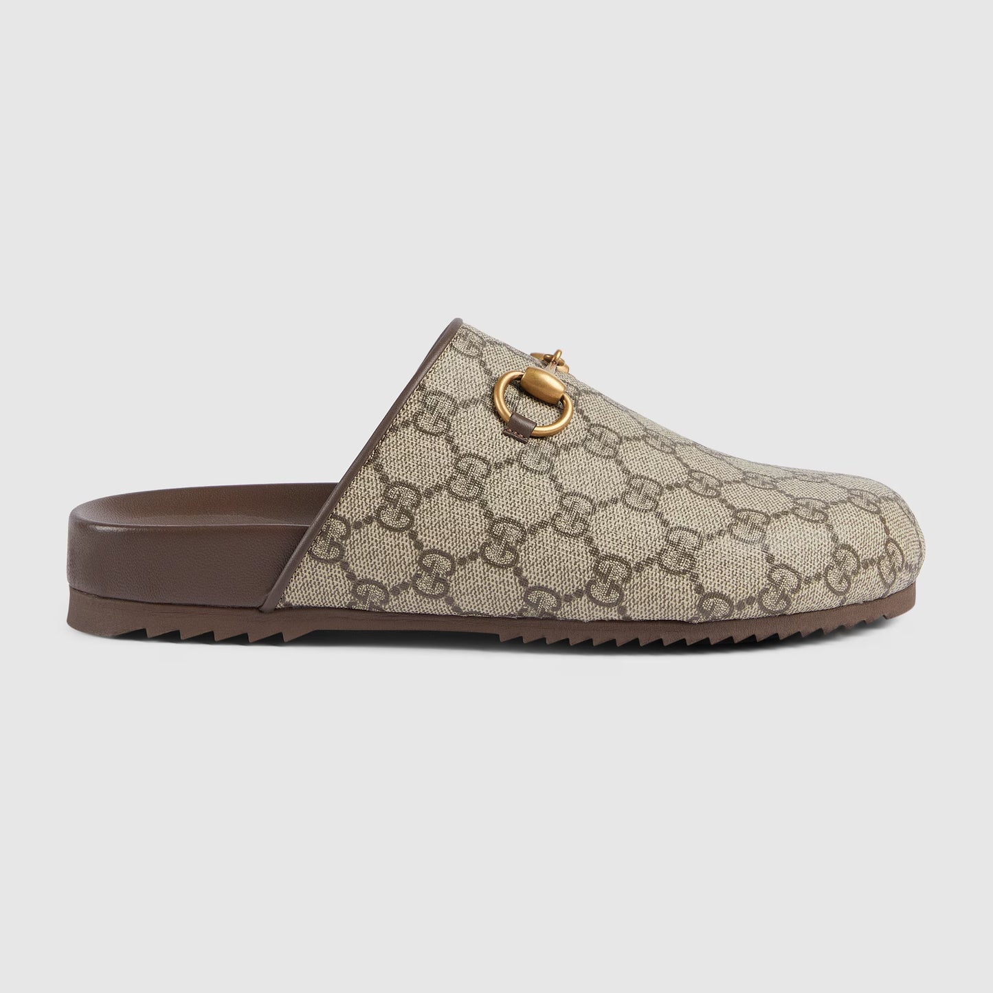 Mules Gucci à Mors en toile GG Supreme