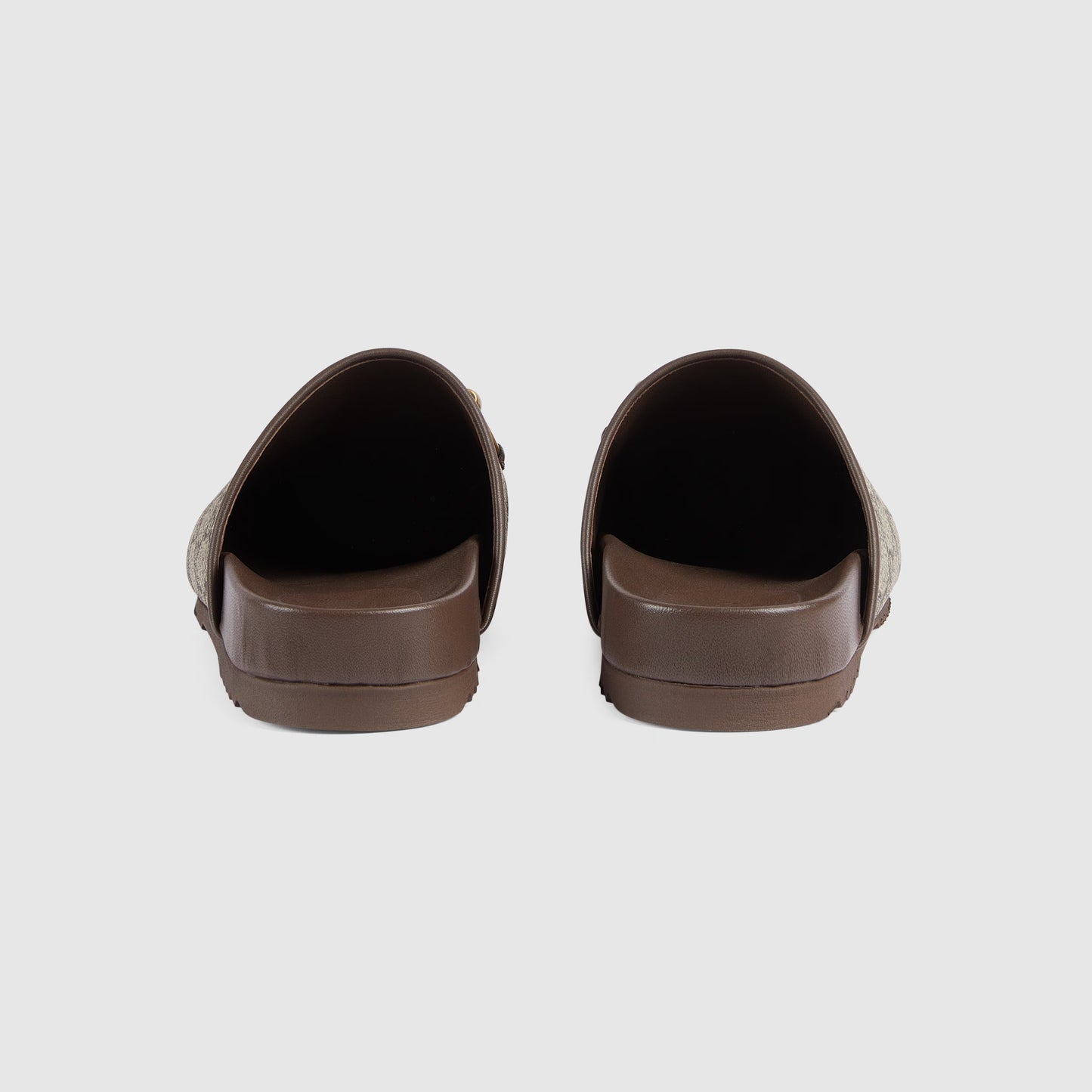 Mules Gucci à Mors en toile GG Supreme