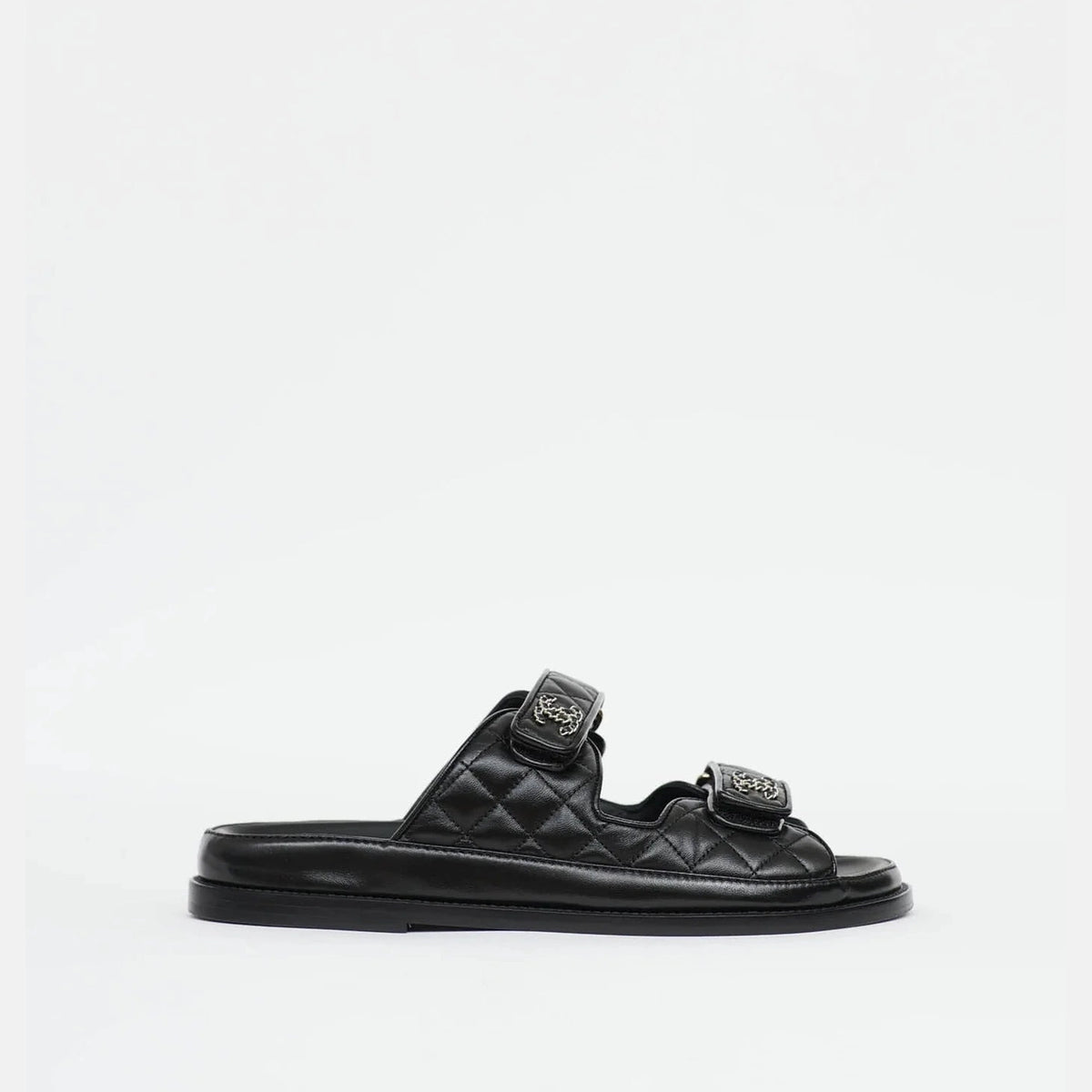 Sandales Chanel - CC Chain Dad Sandal - Noir