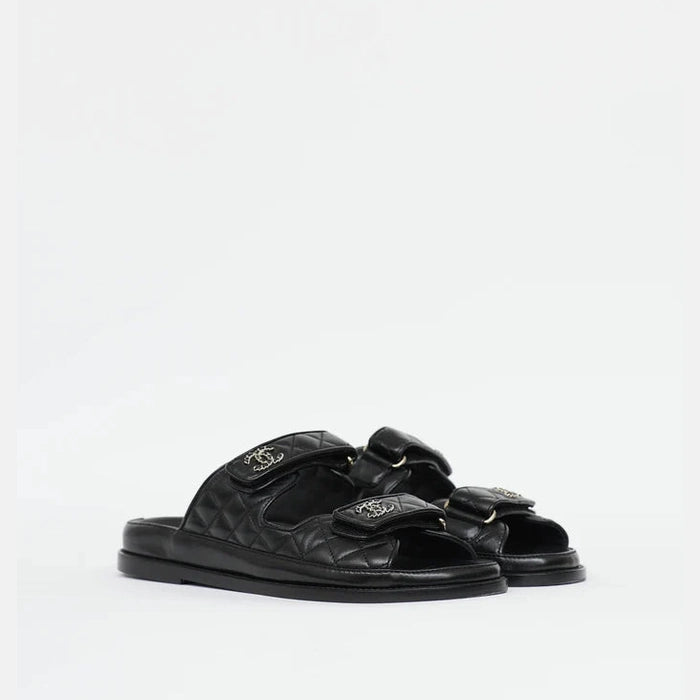 Sandales Chanel - CC Chain Dad Sandal - Noir