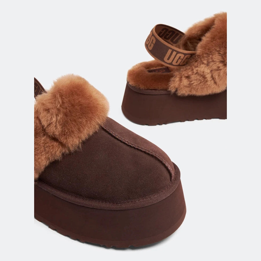 Chaussons UGG - Funkette - Marron Chocolat