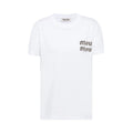 T-shirt Miu Miu - Coton - Blanc