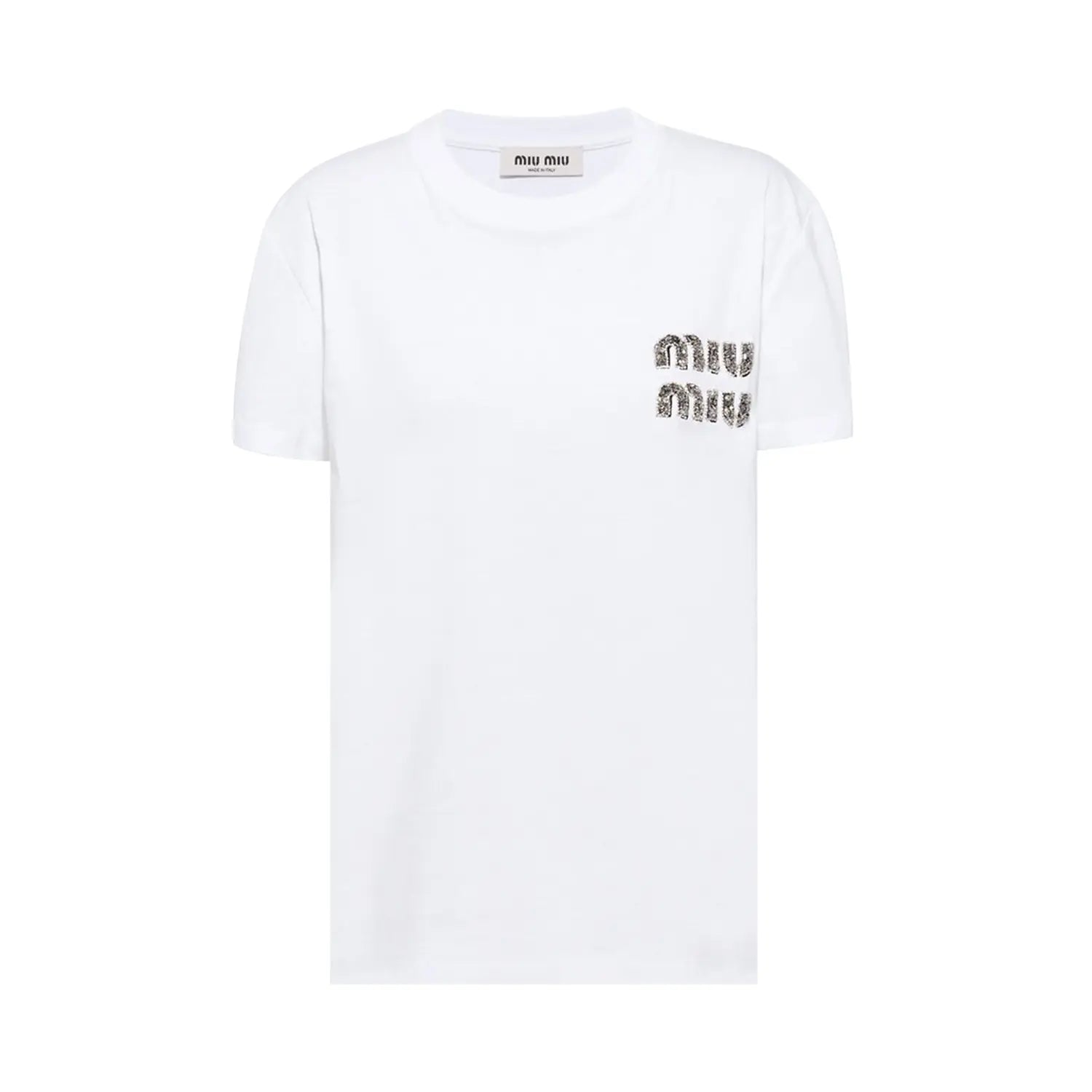 T-shirt Miu Miu - Coton - Blanc