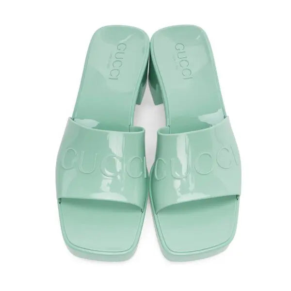 Sandales Gucci Rubber - Vert
