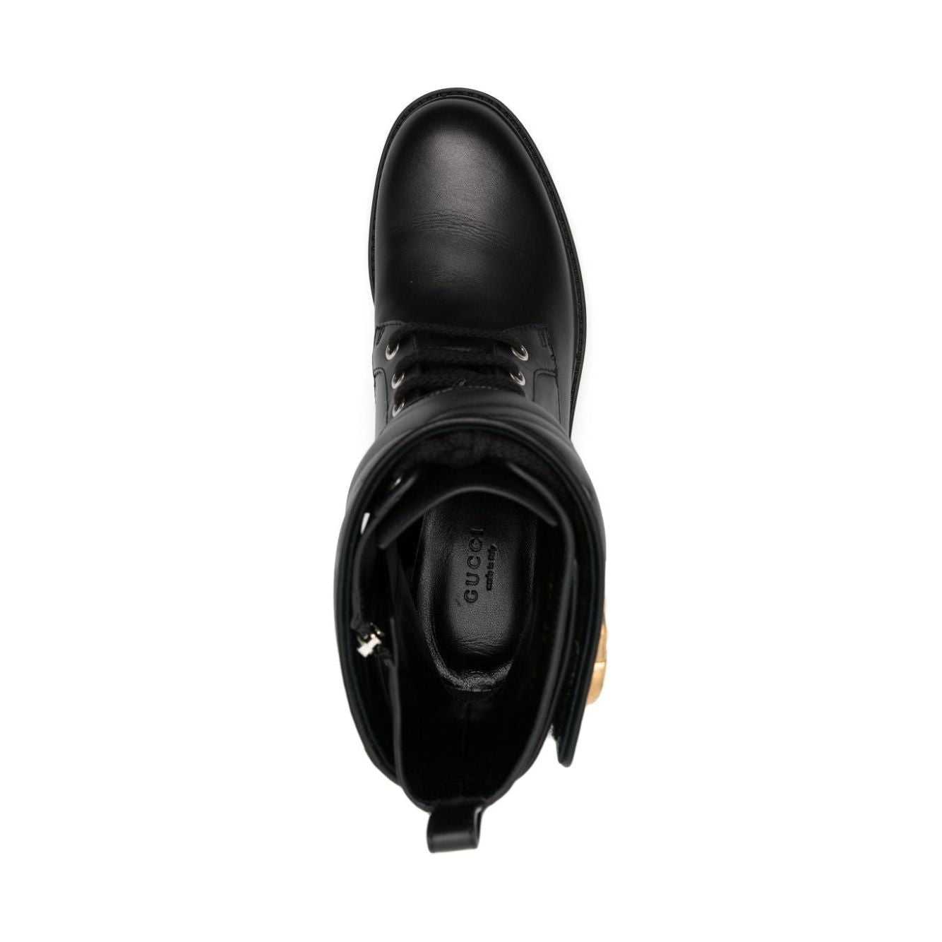 Bottines Gucci à plaque Double G