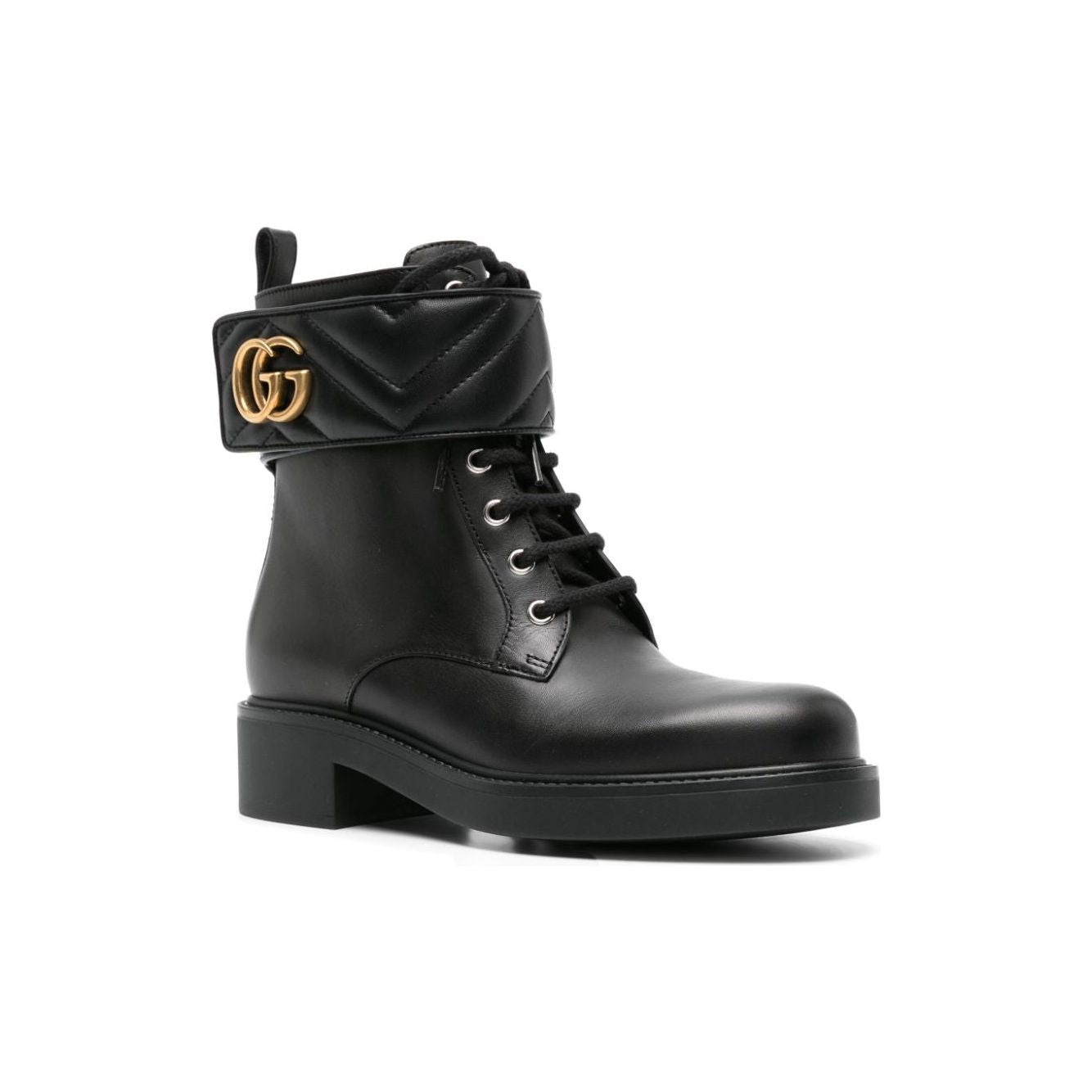 Bottines Gucci à plaque Double G
