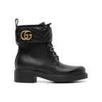 Bottines Gucci à plaque Double G