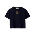 T-Shirt Miu Miu - Coton - Noir