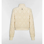 Cardigan Dior zippé Macrocannage - Beige