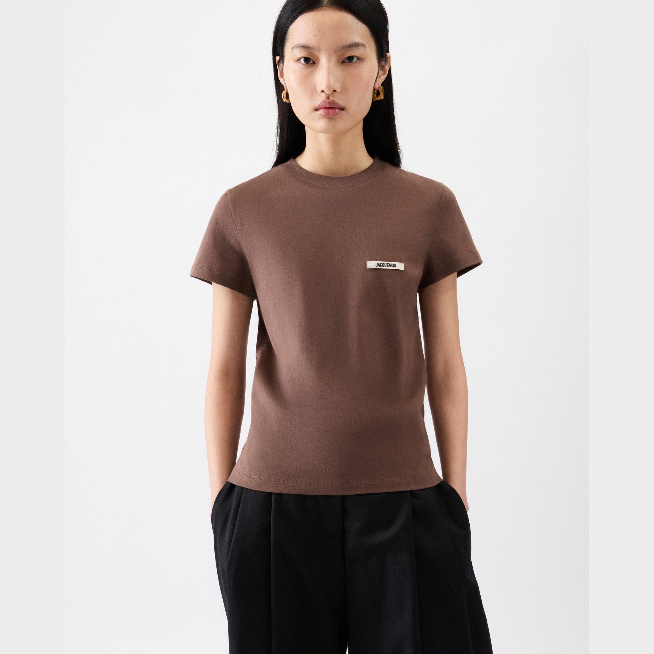 T-Shirt Jacquemues - Gros Grain - Marron