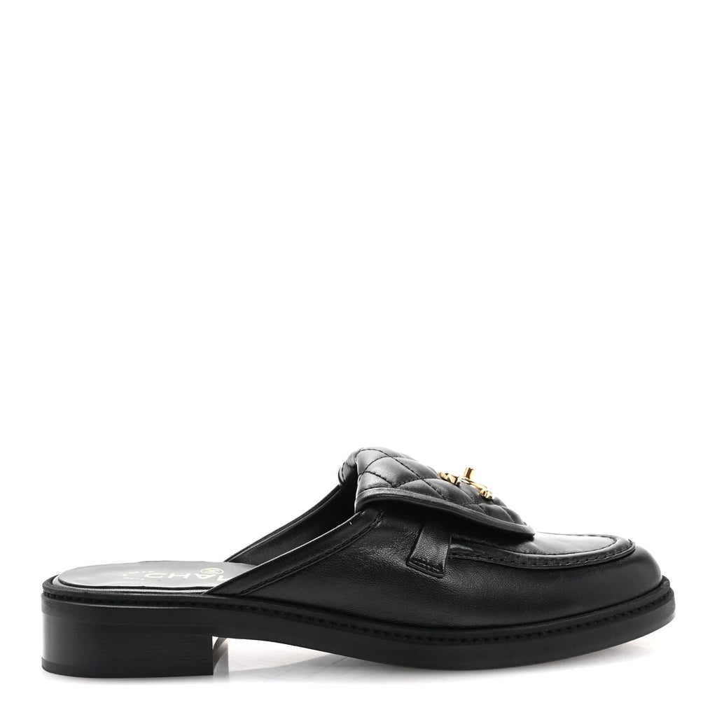 Mules Chanel - Turnlock - Noir