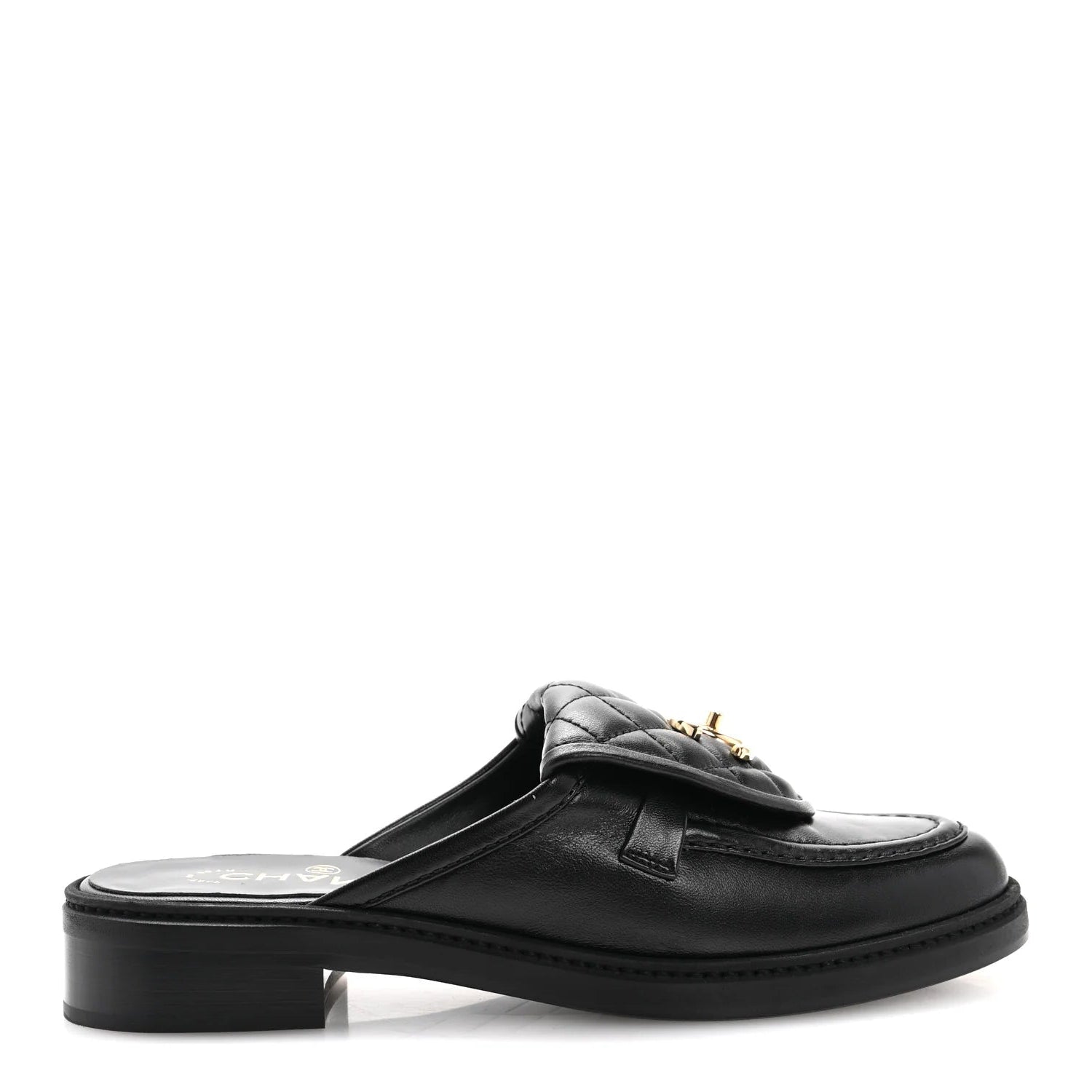 Mules Chanel - Turnlock - Noir