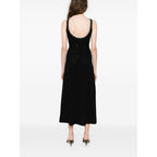 Robe Sandro - Longue à perles artificielles - Noir
