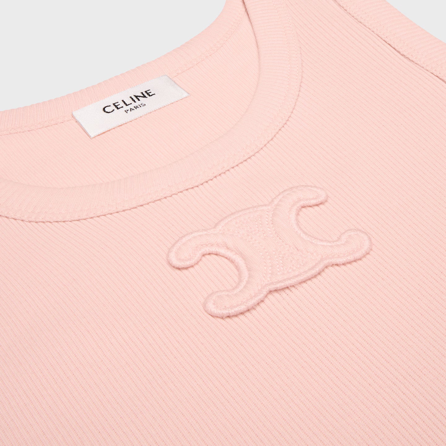 Débardeur Celine - Triomphe coton côtelé - Rose