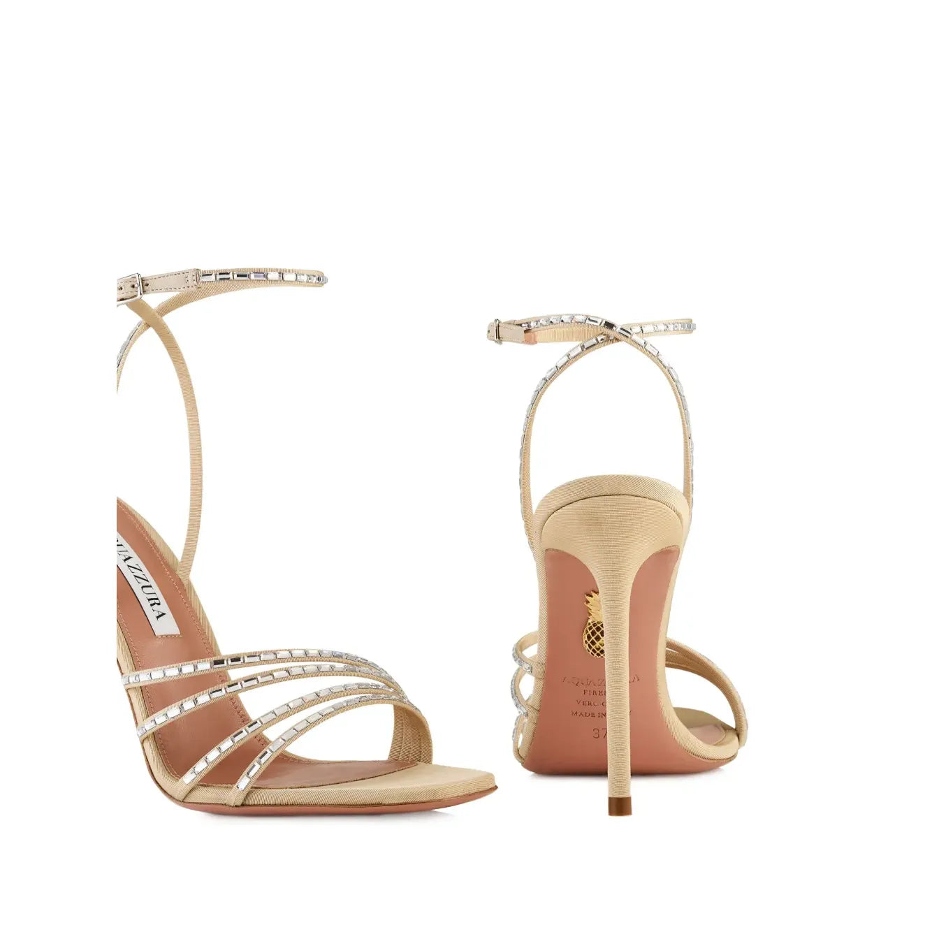 Talons Aquazzura Mistica - Beige - 105 mm