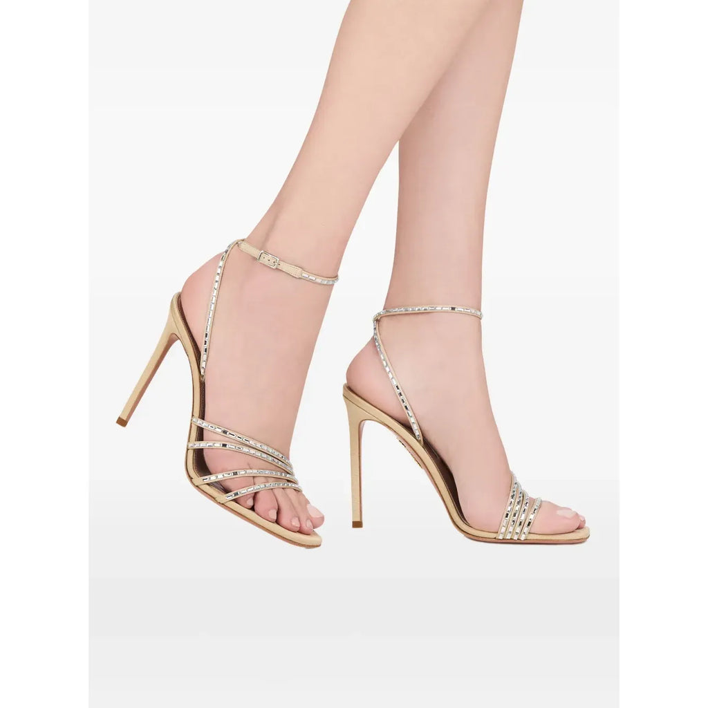 Talons Aquazzura Mistica - Beige - 105 mm