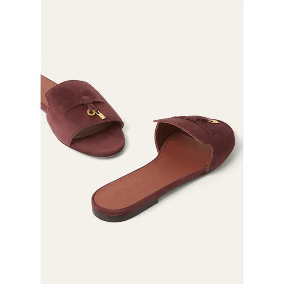 Sandales Loro Piana Summer Charms - Bordeaux