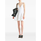 Robe Balmain - En maille - Blanc