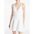 Robe Balmain - En maille - Blanc