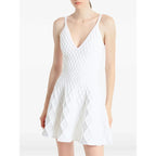 Robe Balmain - En maille - Blanc
