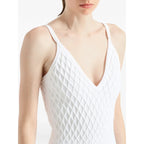 Robe Balmain - En maille - Blanc