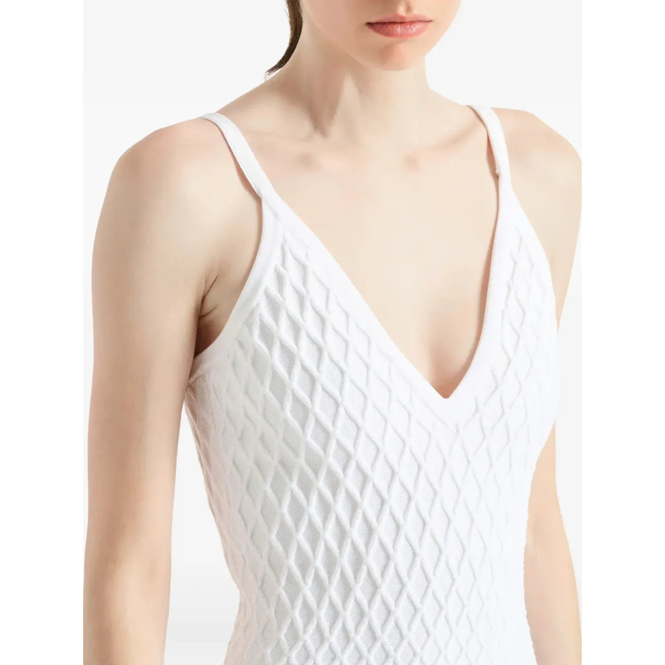 Robe Balmain - En maille - Blanc