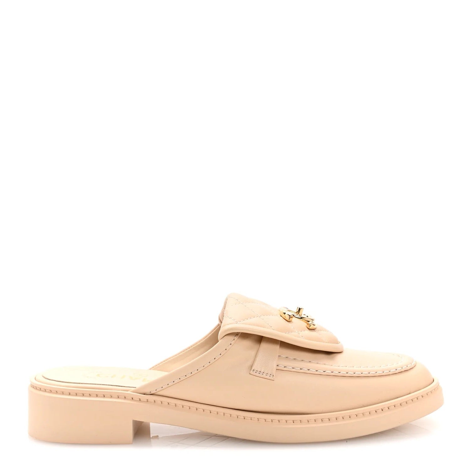 Mules Chanel - Turnlock - Beige