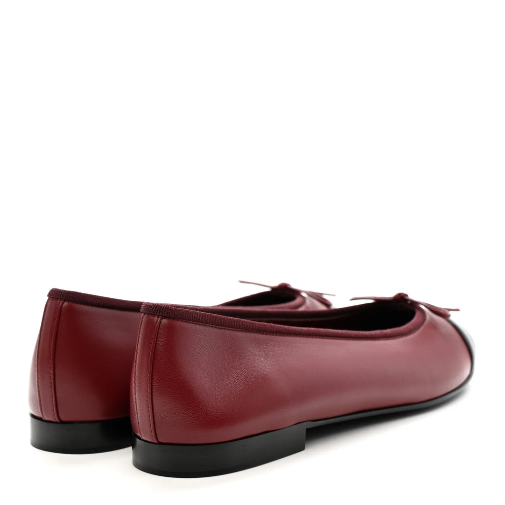 Ballerines Chanel - Bordeaux