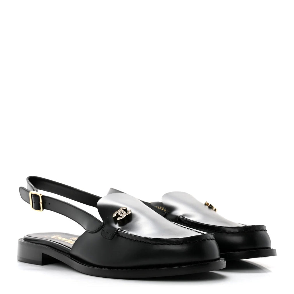 Mocassins Chanel - À Bride Arrière - Noir