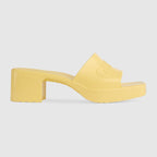 Sandales Gucci Rubber - Jaune