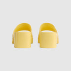 Sandales Gucci Rubber - Jaune