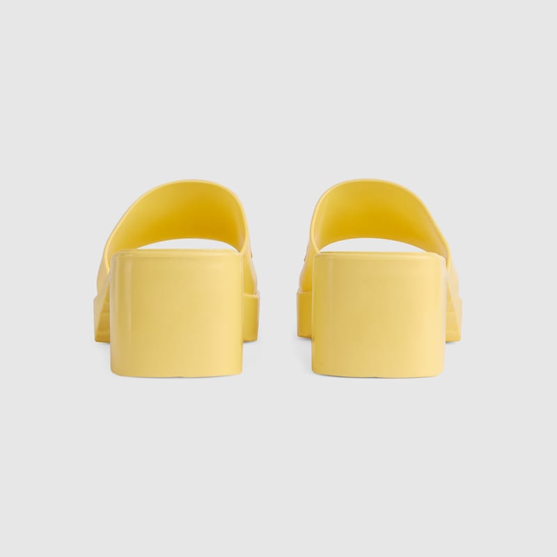 Sandales Gucci Rubber - Jaune
