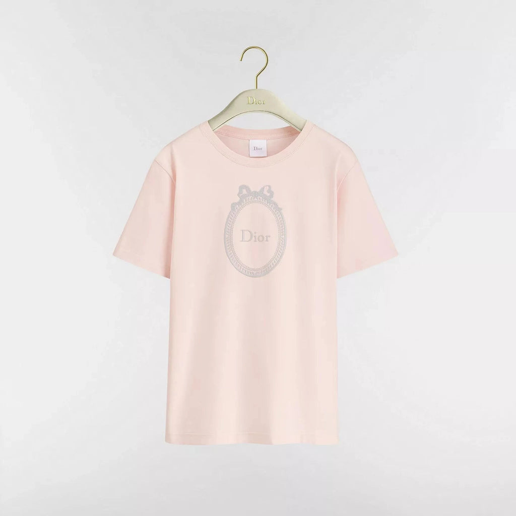 T-Shirt Dior - Médaillon ajusté - Rose