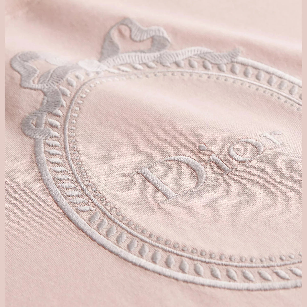 T-Shirt Dior - Médaillon ajusté - Rose
