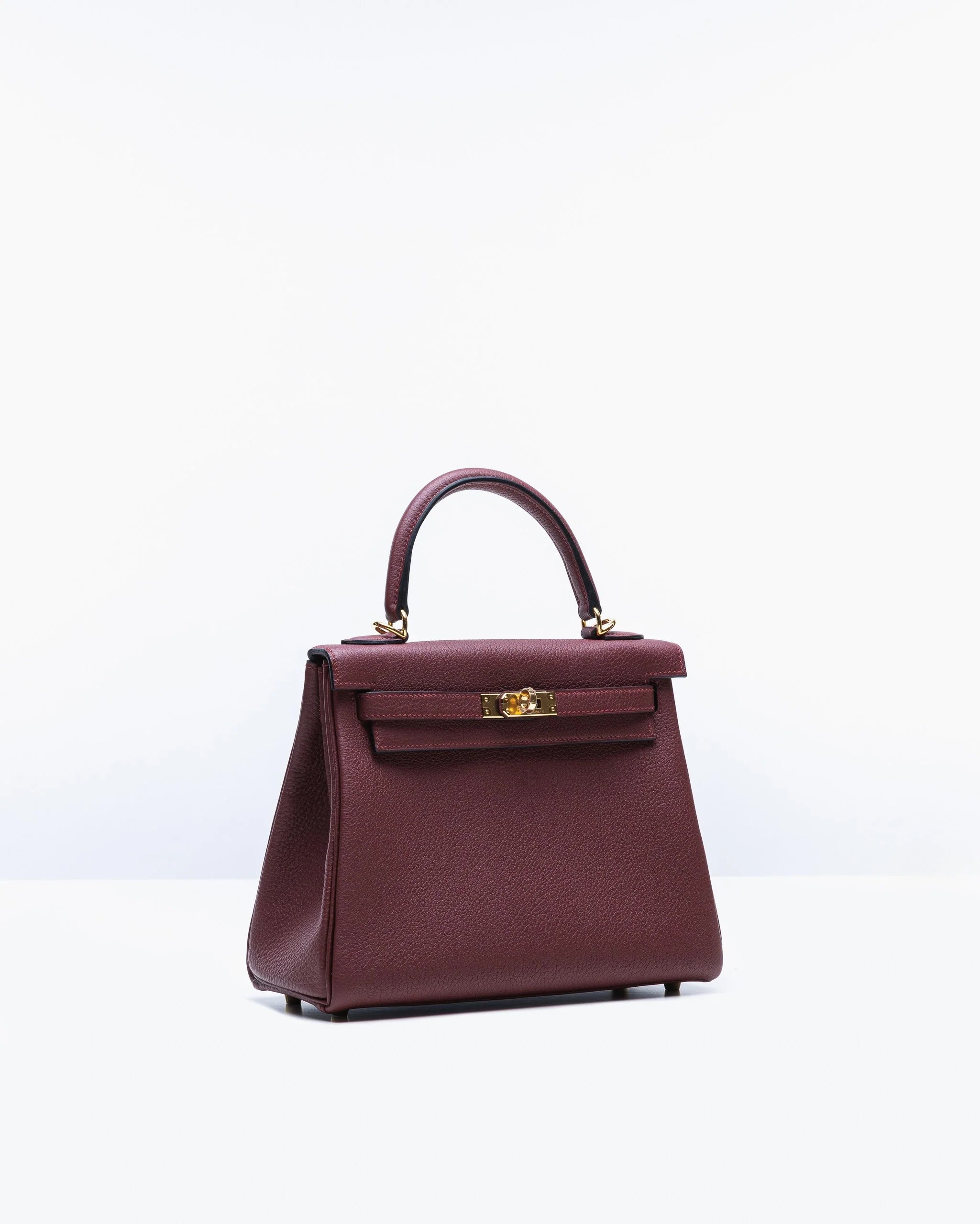 Sac Hermès Kelly 25 - Bordeaux