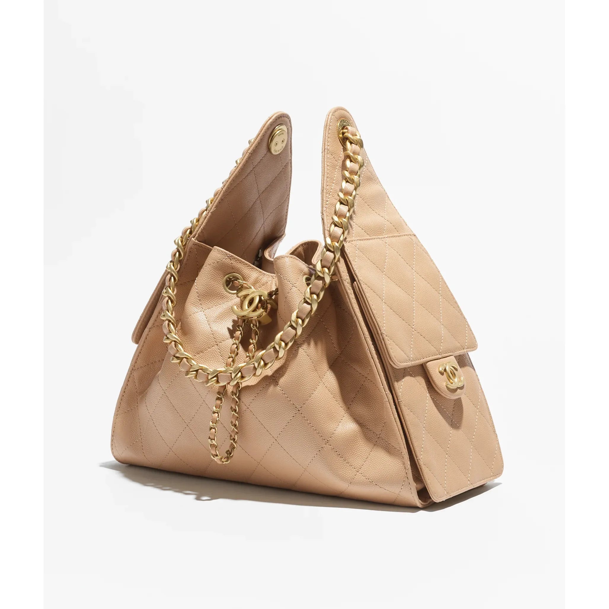 Sacs CHANEL 25 Small - Beige