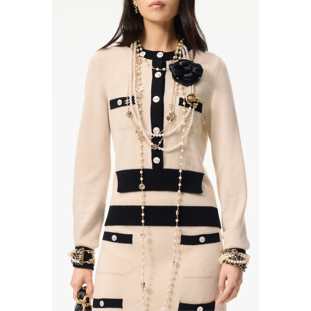 Robe Chanel - Cachemire - Blanc