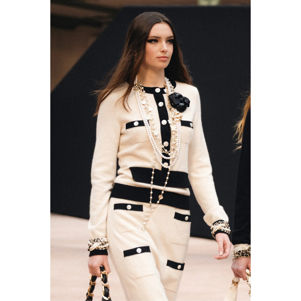 Robe Chanel - Cachemire - Blanc