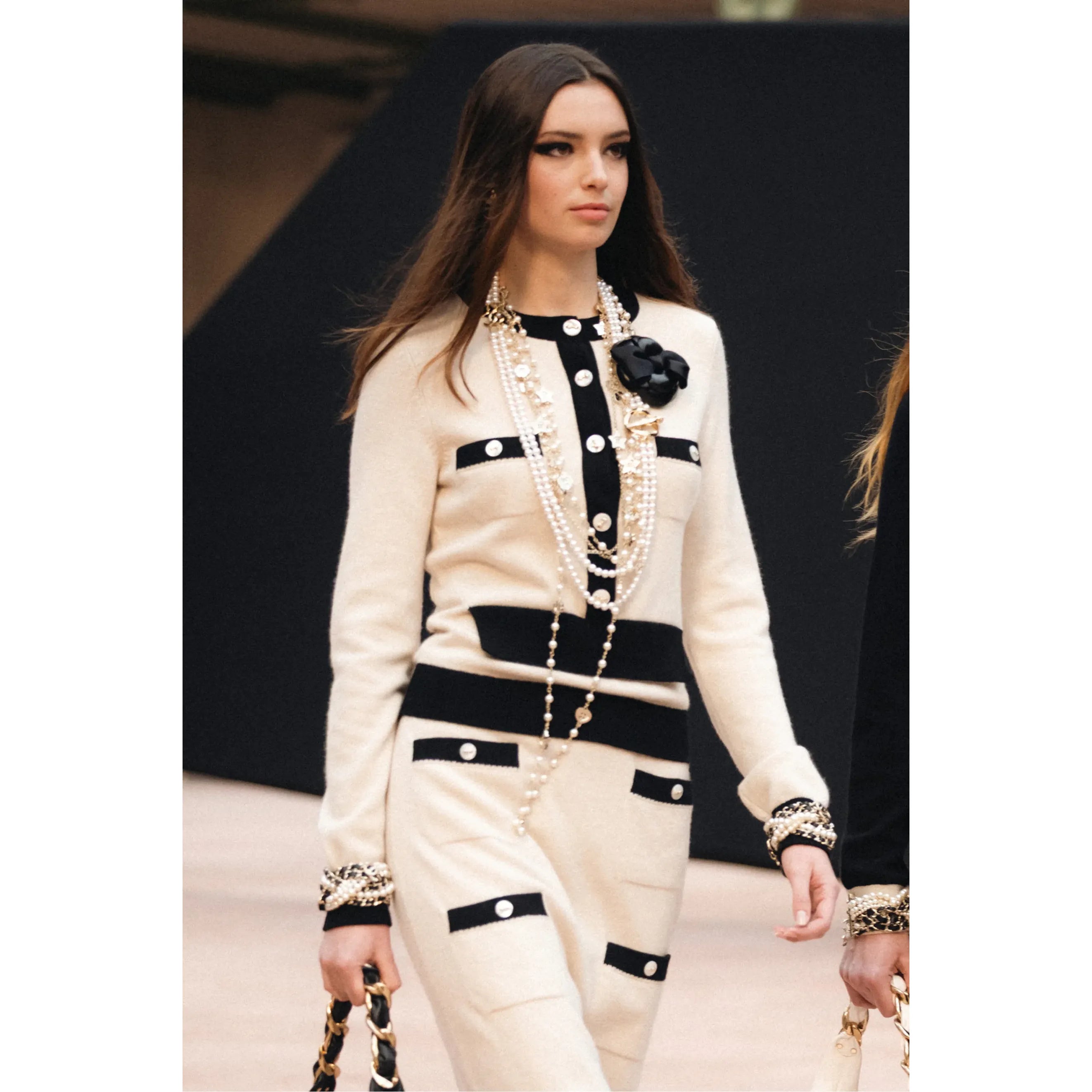 Robe Chanel - Cachemire - Blanc