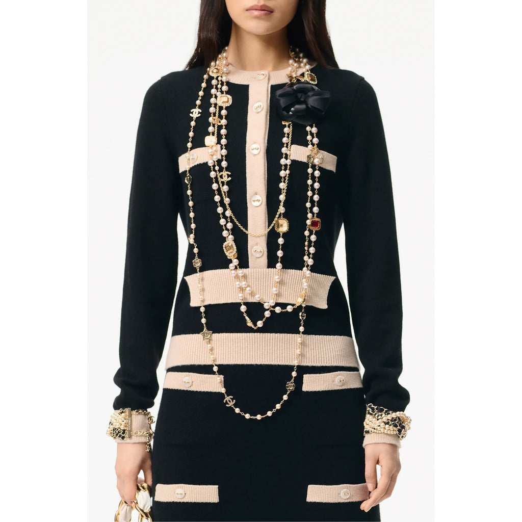 Robe Chanel - Cachemire - Noir