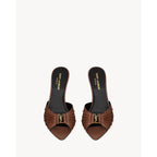 Sandales Saint Laurent Babylone - Marron