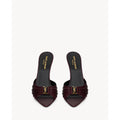 Sandales Saint Laurent Babylone - Burgundy