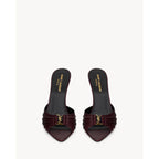 Sandales Saint Laurent Babylone - Burgundy