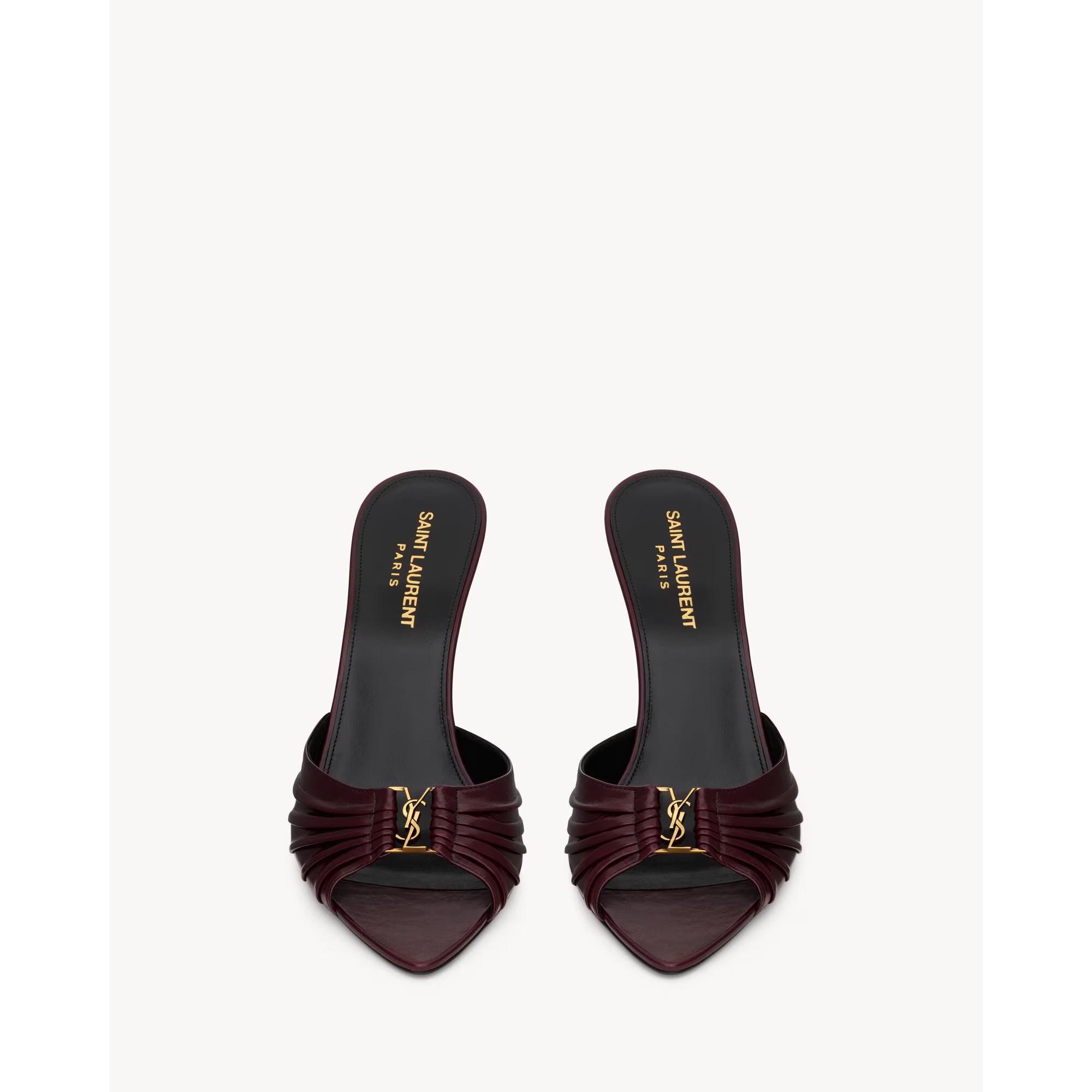Sandales Saint Laurent Babylone - Burgundy