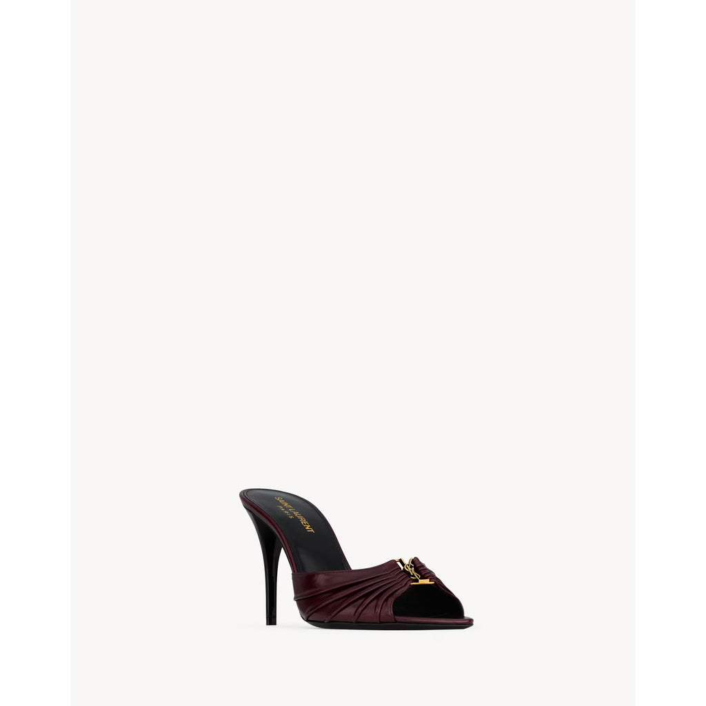 Sandales Saint Laurent Babylone - Burgundy