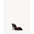 Sandales Saint Laurent Babylone - Burgundy