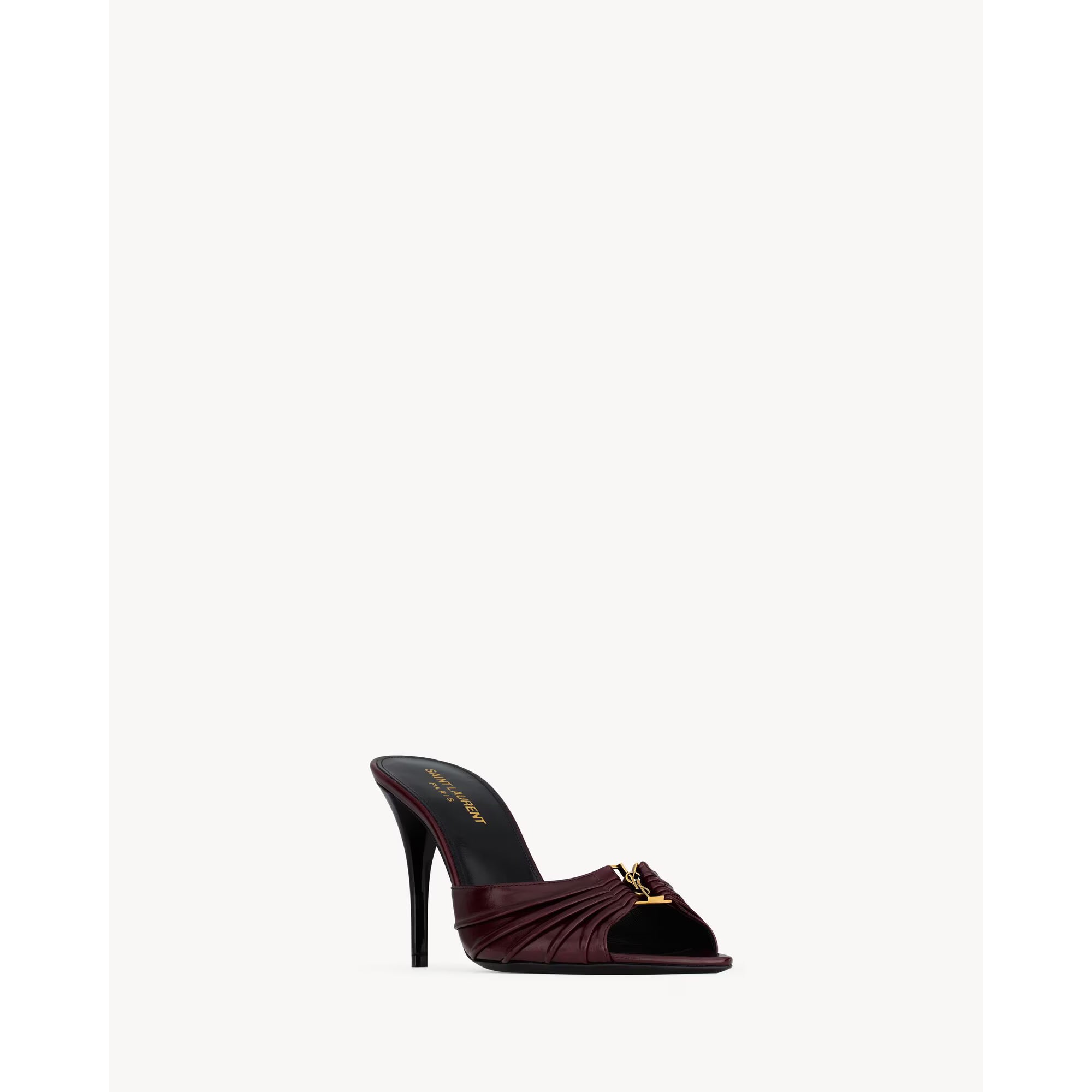 Sandales Saint Laurent Babylone - Burgundy