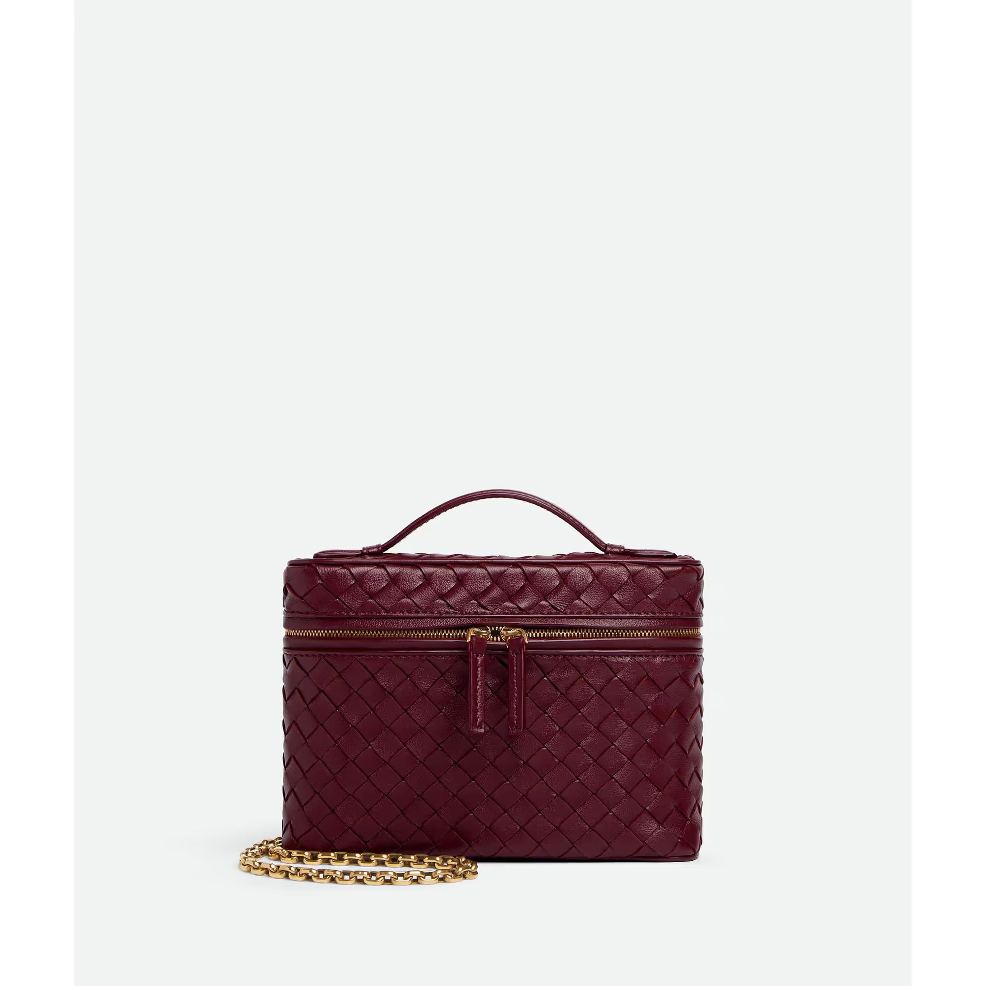 Sac Bottega Veneta Small Soft Vanity - Bordeaux