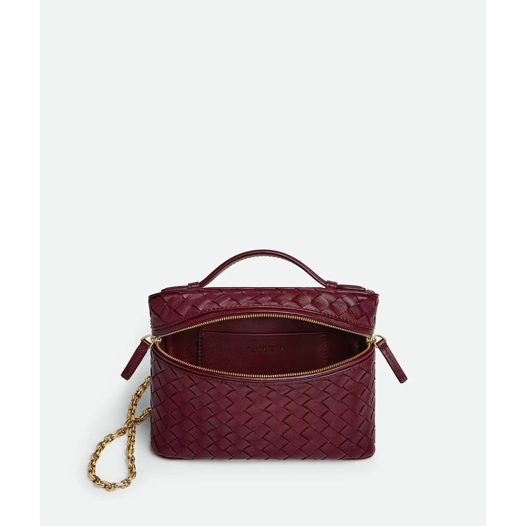 Sac Bottega Veneta Small Soft Vanity - Bordeaux