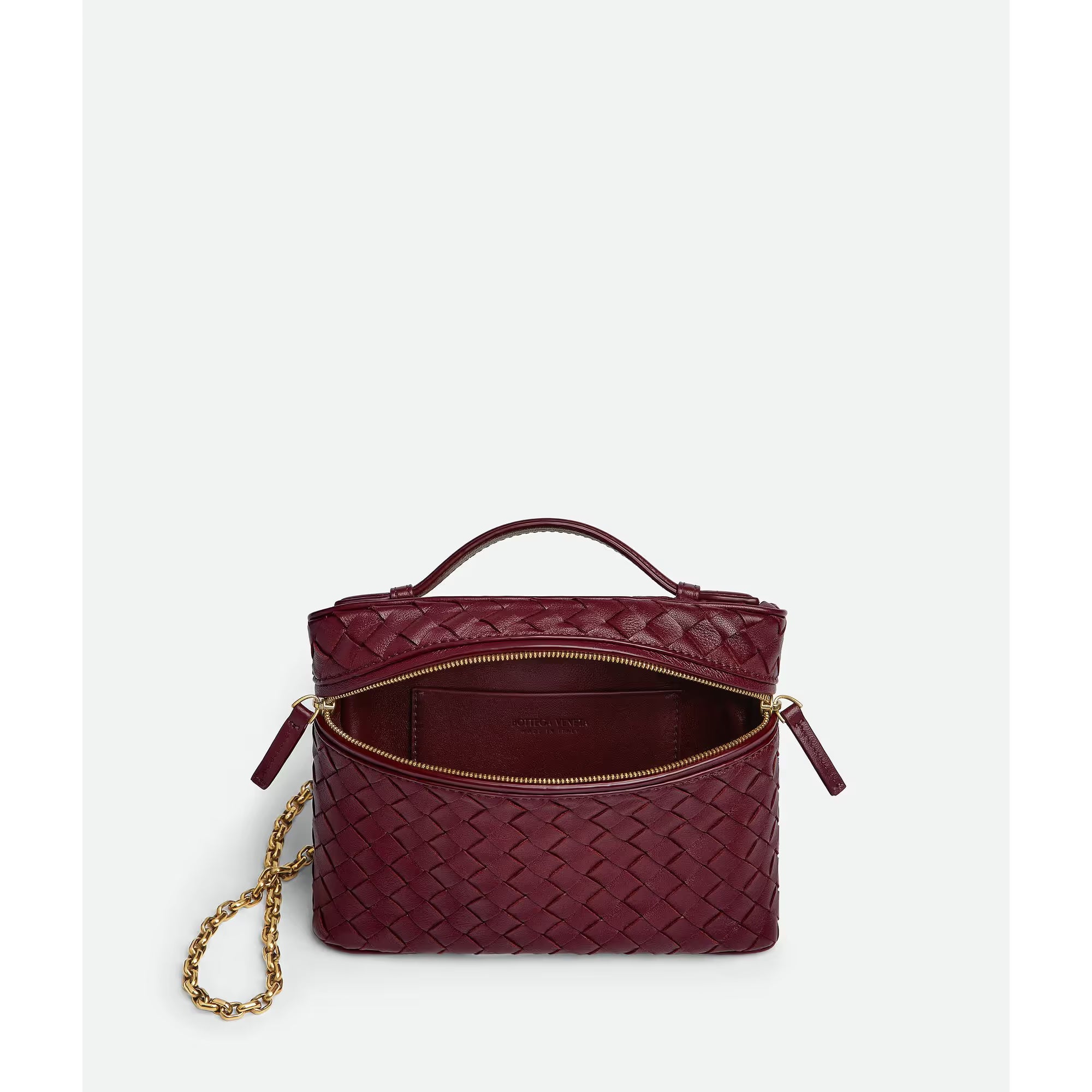 Sac Bottega Veneta Small Soft Vanity - Bordeaux